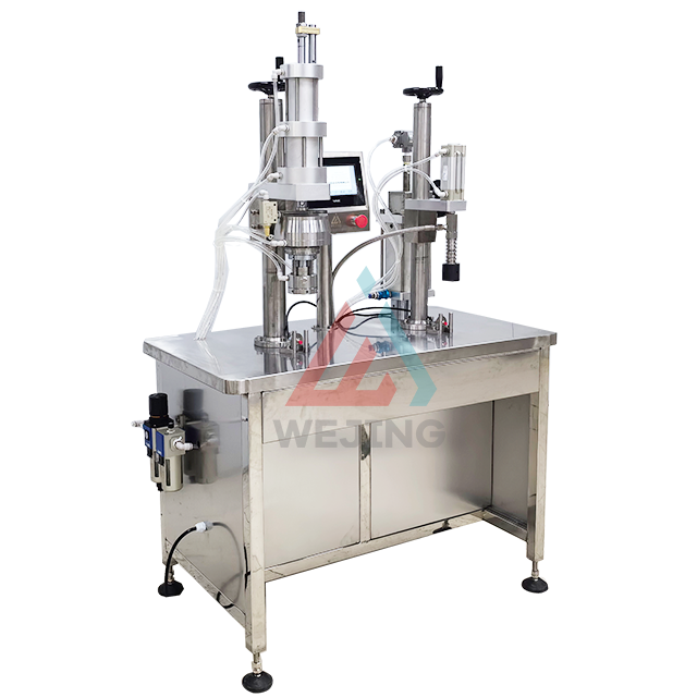 반자동 에어로졸 캔 필러