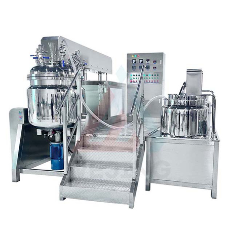 기계에게 진공 균질화 유화제 믹서를 만드는 300L 화학 몸 로션 유화제 
