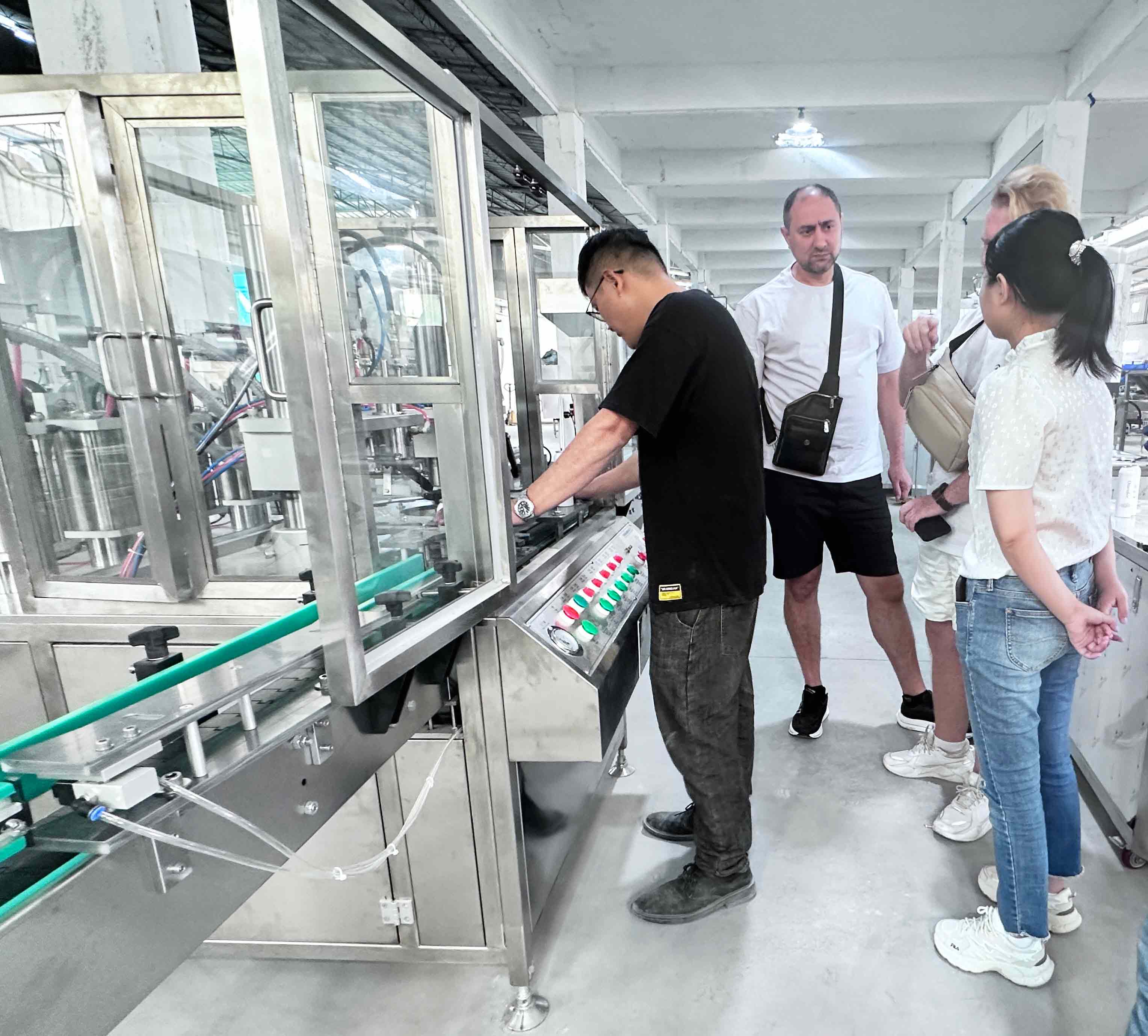 에어로졸 충전 기계 디버깅