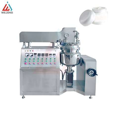 제약 화장품 소형 배치 제품을위한 50L 리프트 형 균질 유화제