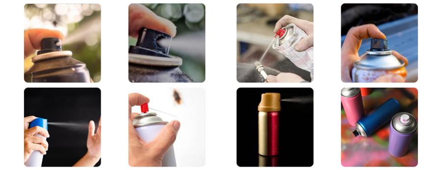 스프레이 에어로졸 페인트 제품