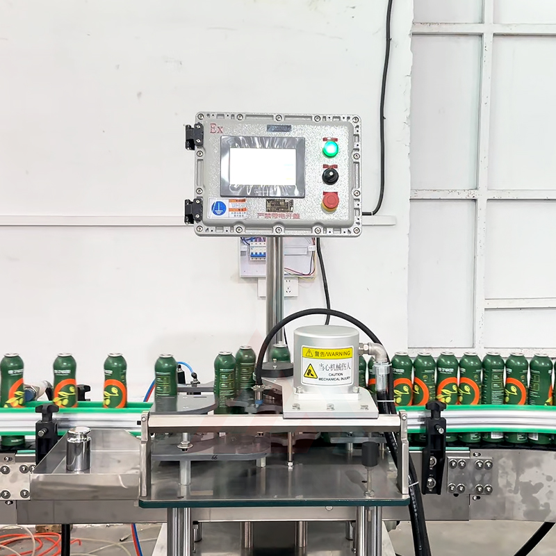 밸브 에어로졸 충전 기계 라인 공장 가격에 뜨거운 판매 올리브 오일 기술 가방