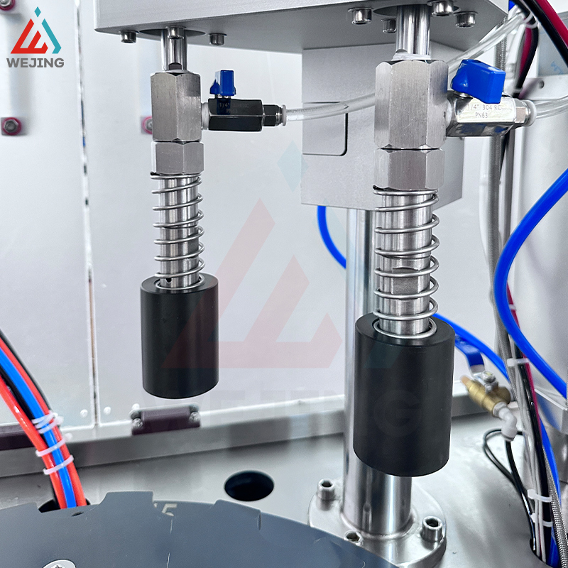 2025 새로운 기계 WJEZ-30 자동 에어로졸 병 충전 외부 크리밍 머신 